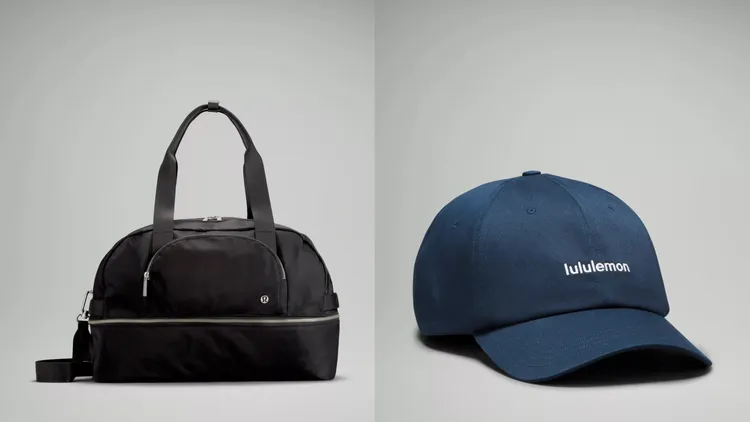 City Adventurer大型旅行袋（左）5780元、經典中性鴨舌帽（右）1280元。品牌提供
