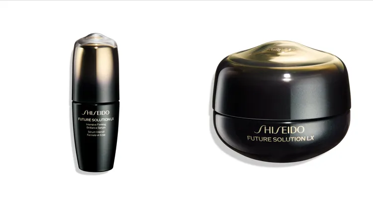 資生堂極上御藏奧義精華（左）170ml／1萬500元、眼唇霜（右）17ml／5280元。品牌提供