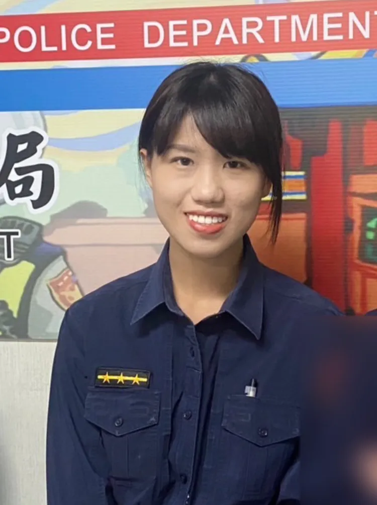 博愛派出所警員張維婷及時解說，揭穿了這一場騙局。翻攝畫面