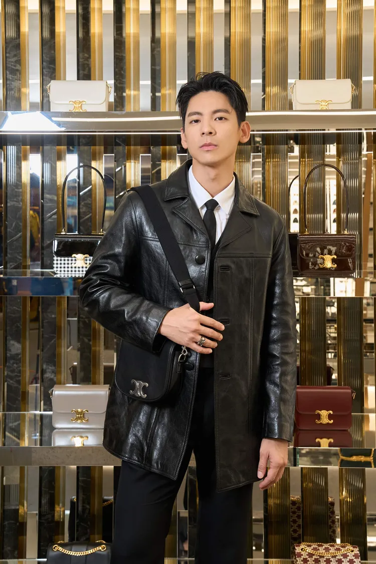 林柏宏日前在香港出席CELINE海港城女裝專門店開幕活動。品牌提供