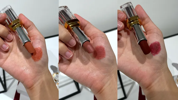 主打色（左起）#14、#15、#22。張家玲攝