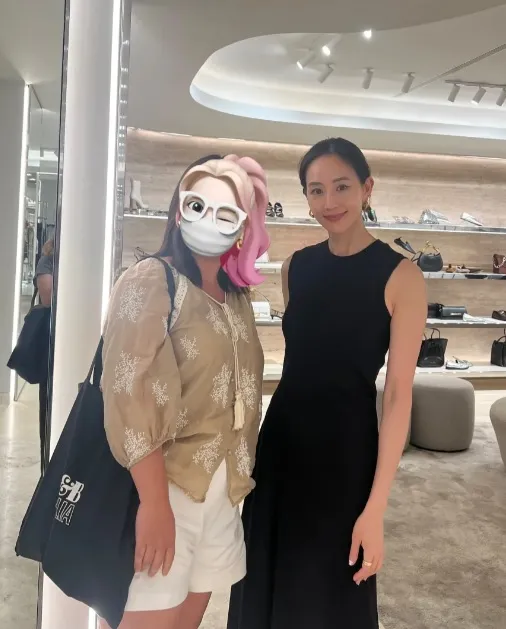 張鈞甯與網友合照。翻攝張鈞甯小紅書