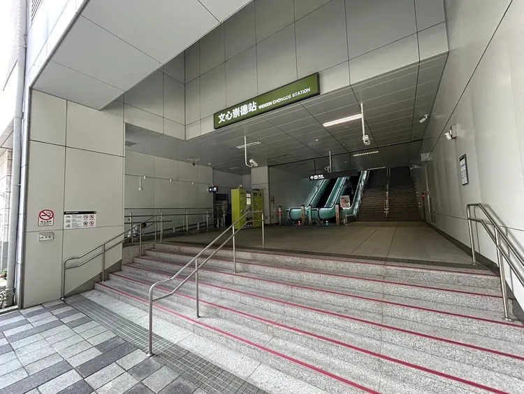 捷運文心崇德站。永慶提供