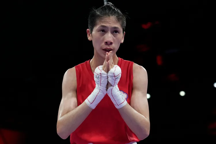 林郁婷今贏得漂亮。  美聯社