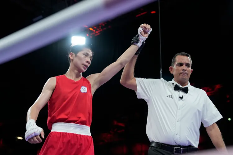 林郁婷首戰獲勝。 美聯社