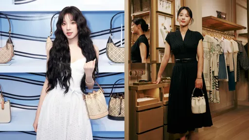 宋雨琦美當TORY BURCH度假公主 同款水桶包薛仁雅也愛上