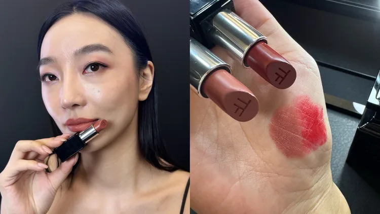 寂境黑漆限定版設計師微霧唇膏，Modle示範色為#100，各2150元。張家玲攝