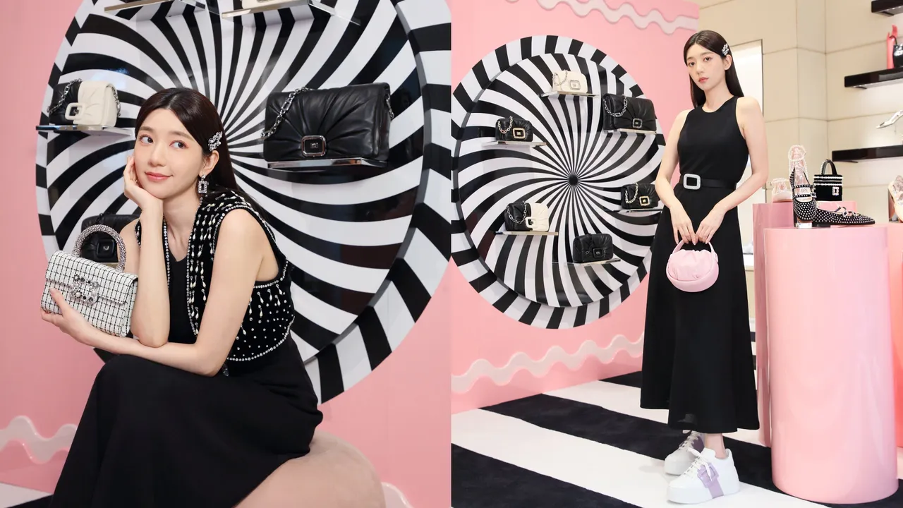 郭雪芙替Roger Vivier站台。品牌提供