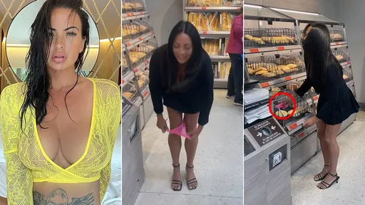 火辣網美「當場脫內褲」放食物旁邊 原味放送踢鐵板要被吉了