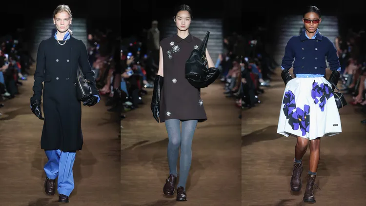 Miu Miu 2024秋冬時裝秀。品牌提供