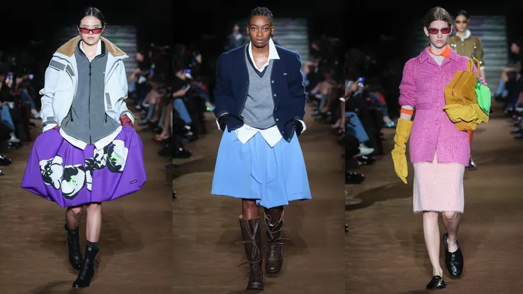 Miu Miu 2024秋冬時裝秀。品牌提供