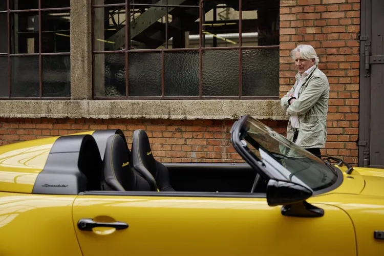 Luca Trazzi表示年輕時就為保時捷Speedster那份純粹的駕馭樂趣深深著迷。原廠照片