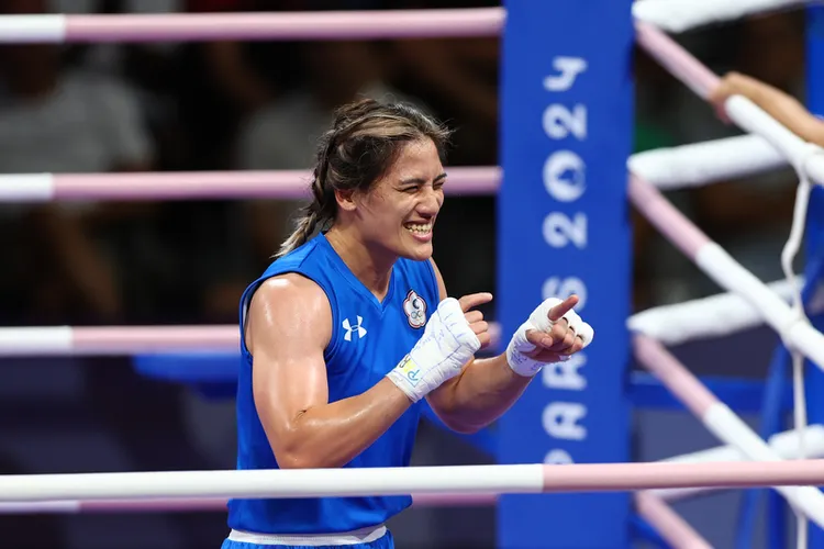 陳念琴順利晉級。   中央社