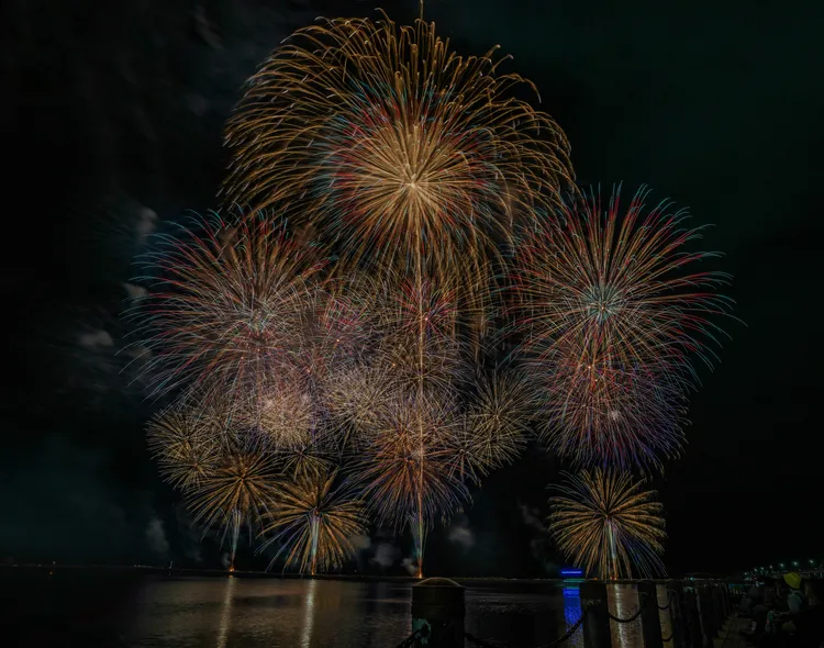 創作煙火實況。田欣雲攝影