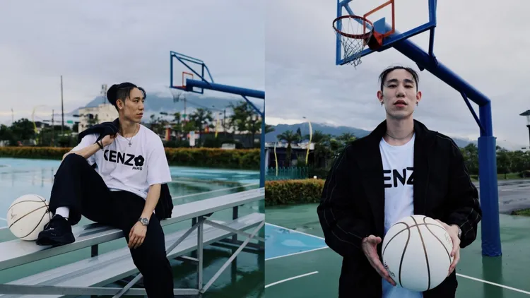 林書緯搭配BOKE2.0系列的短T、工裝褲。品牌提供