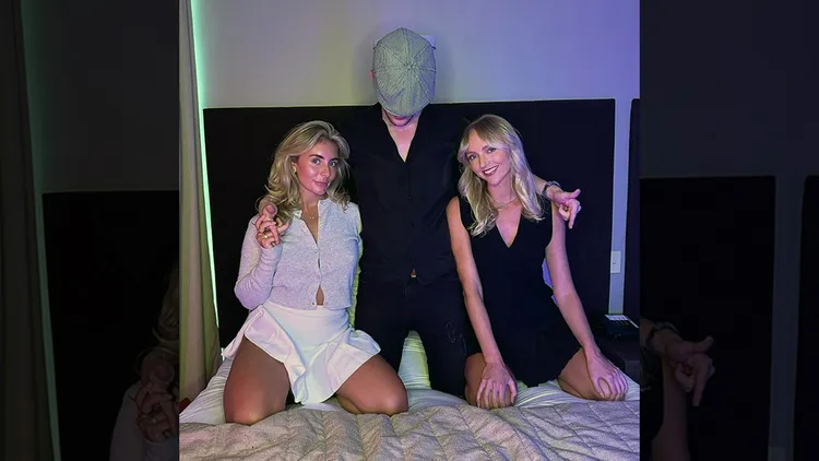 MrLDNLad與許多情色網美合作拍攝AV。翻攝自MrLDNLad IG