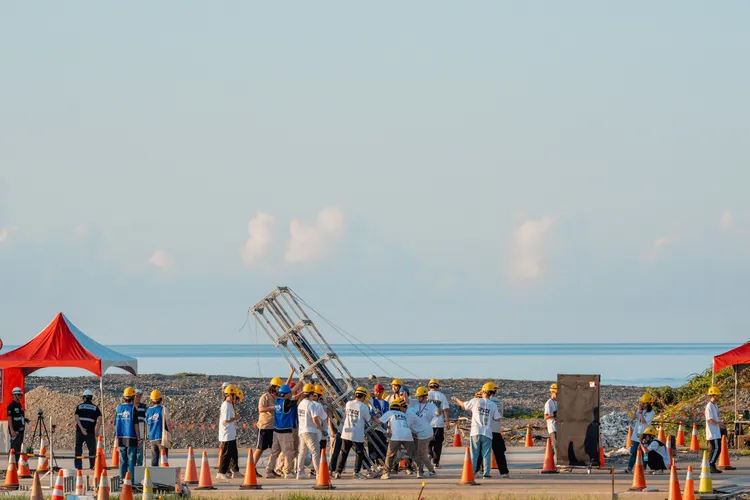 淡大航電系執行TASA小型科研火箭研製計畫案，總共進行3次飛試任務。國家太空中心提供