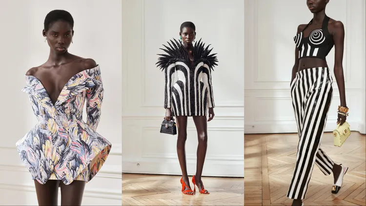 BALMAIN早秋系列在優雅廓形中融入創新剪裁與獨特釦飾。品牌提供