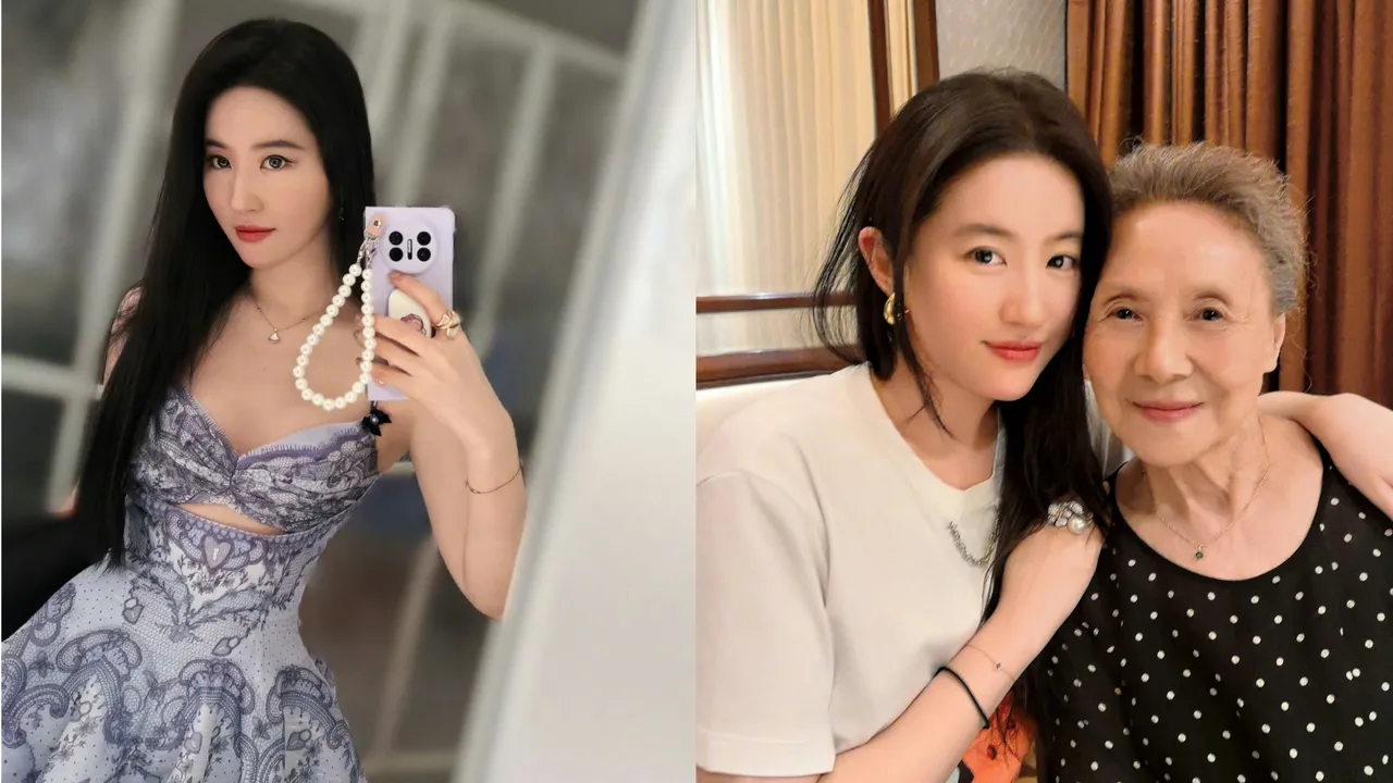 劉亦菲高顏值臉蛋完美駕馭各種風格。翻攝劉亦菲微博