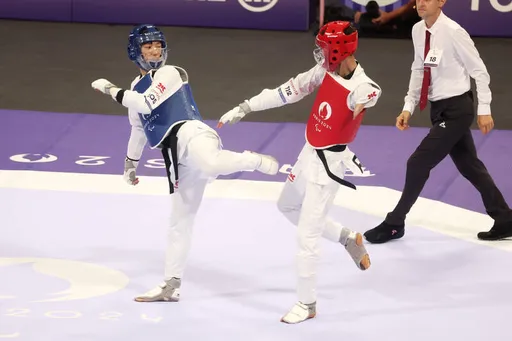 超勵志!蕭翔文車禍右臂受傷沒被擊倒 巴黎帕運跆拳道踢進4強