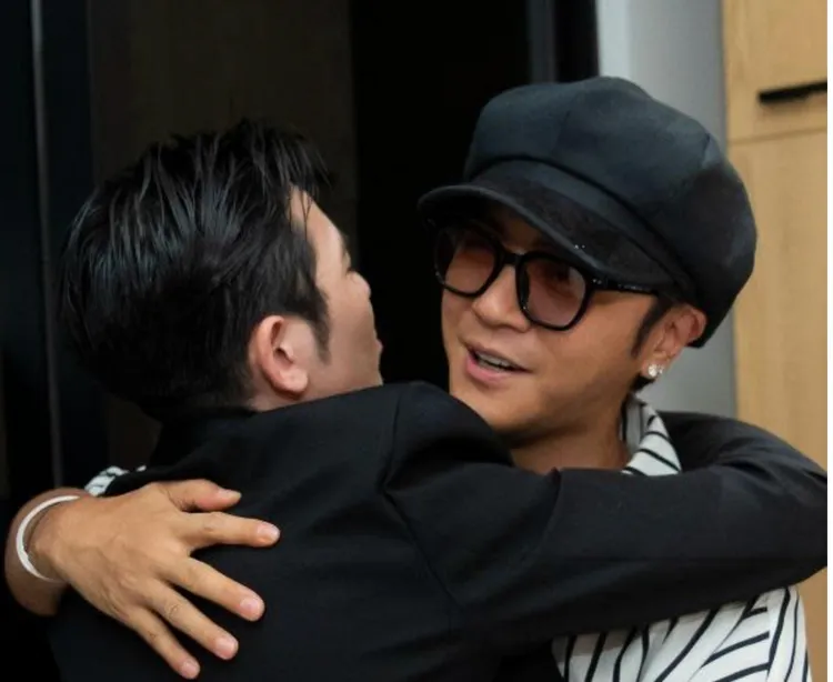 羅志祥見證蕭敬騰求婚。資料照片