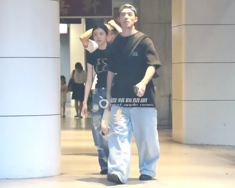 詹子萱（左）與陳昊森2022年合作犯罪懸疑電影《罪後真相》相識。特勤中心攝