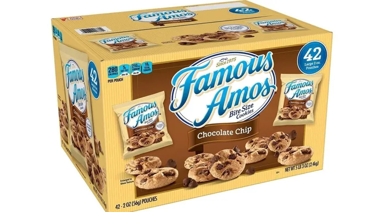 Famous Amos品牌以巧克力豆餅乾出名。翻攝自美國亞馬遜