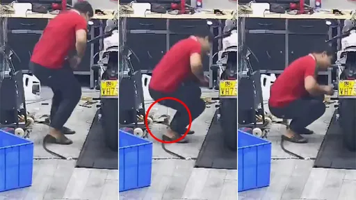 驚奇影片|超長螺絲起子「突起身刺下體」 修車師傅蛋蛋的哀傷