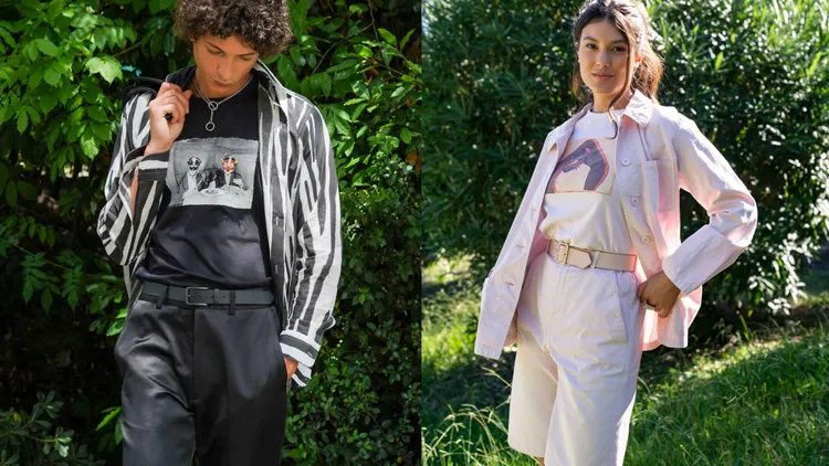 在T恤上傳達藝術家們充滿個人特色的創作。品牌提供