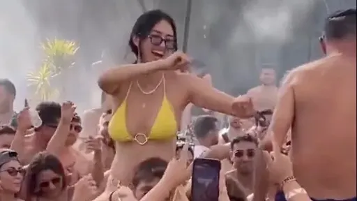 狂歡影片|遭哈瑪斯綁架正妹獲救後重返人生 現身派對引爆全場