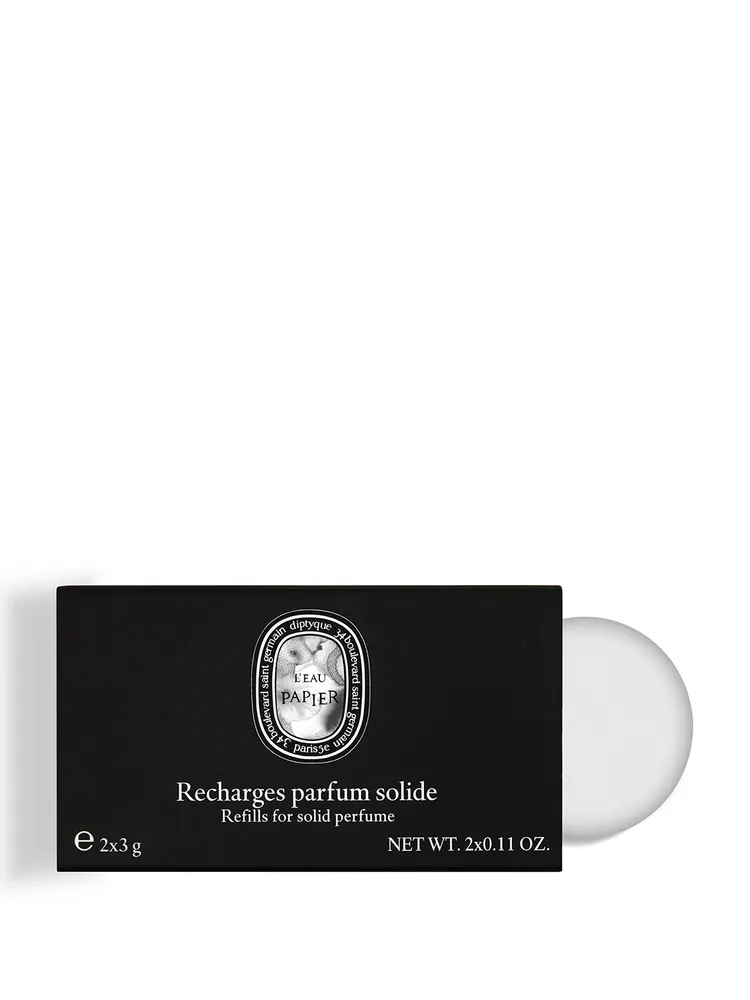 diptyque紙染之水香膏補充，3g*2／1400元。品牌提供