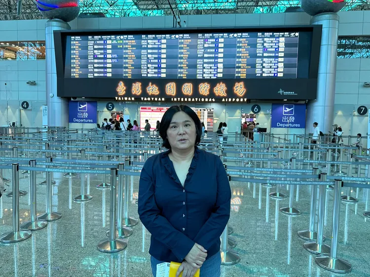 立委陳玉珍近日赴北京為爭取開放陸客前往金門。陳玉珍臉書