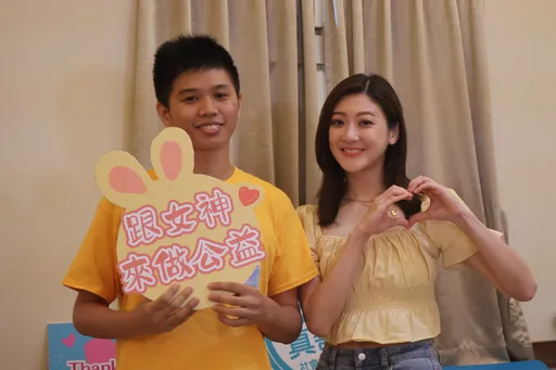 林逸欣人美心更美 捲袖做公益曝纖體祕訣