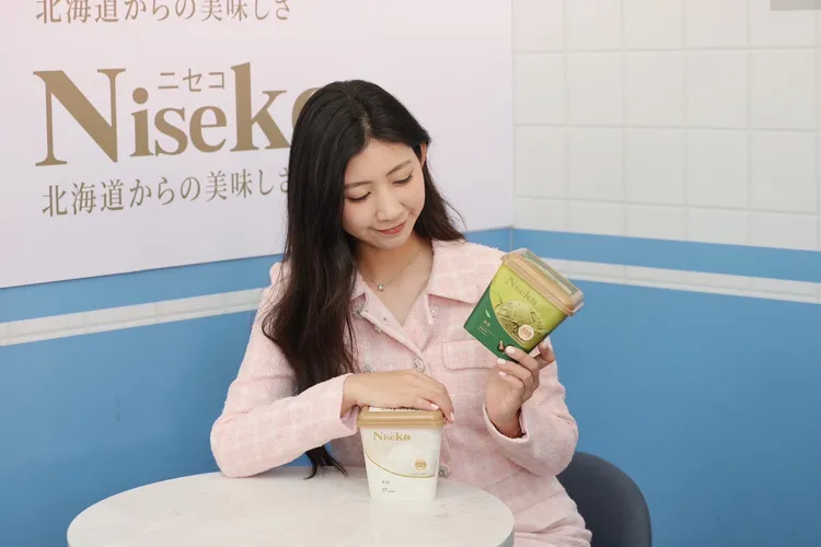 Niseko一公升冰淇淋將冰淇淋容量升級，以獨特便利的方形盒裝設計。業者提供