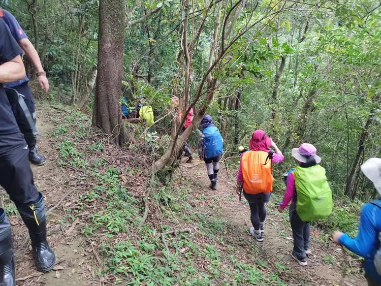 2男1女一度無法動彈。消防局提供