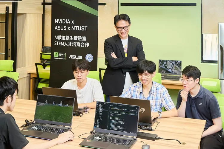 AI浪潮席捲全球，台灣成新科技重要角色。NVIDIA提供
