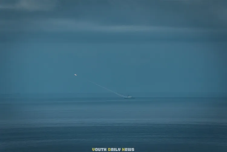 海軍成功級巡防艦班超艦，8月20日試射標準一型防空飛彈。青年日報臉書