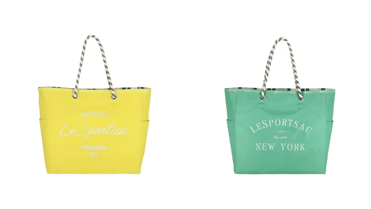 LeSportsac NEW YORK雙面托特包，各4300元。品牌提供