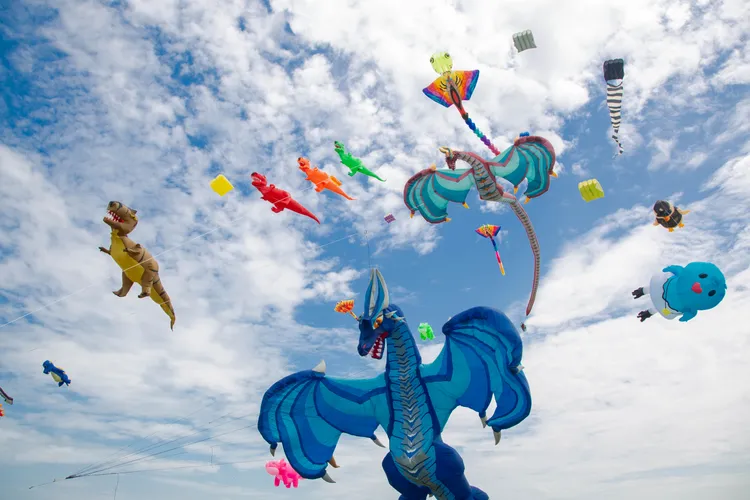 今年風箏節以「Dragon Day」為主題，將帶來壯觀的龍風箏展演。新竹市府提供