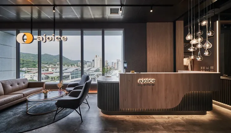 位在台北大直的高端健身房的ajoice。品牌提供