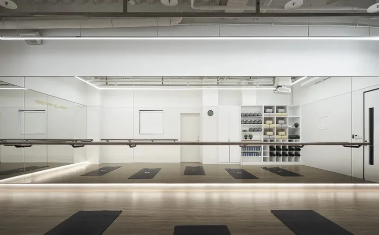 位在台北大直的高端健身房的ajoice。品牌提供