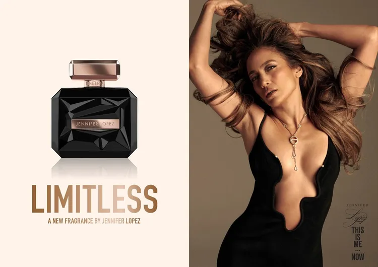 翹臀珍自創的香氛品牌JLO，最新香氛作是Limitless極致無限女性淡香精。品牌提供