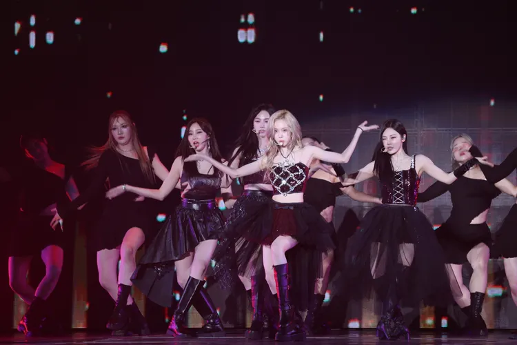 aespa今晚熱力開唱。攝影中心攝