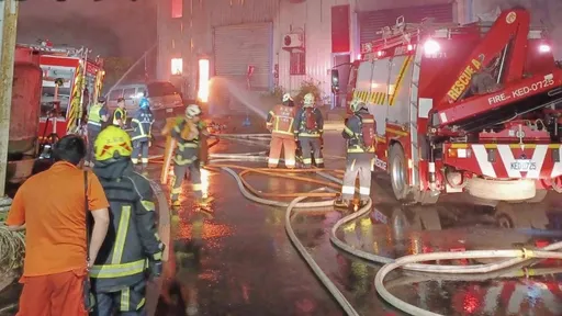 新北泰山惡火燒8間工廠 北北桃出動267人搶救!周邊宜關窗