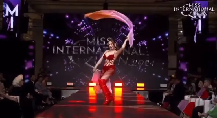 小A辣大跳彩帶舞。翻攝小A辣IG影片