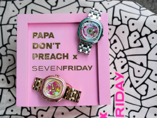 新創鐘錶先鋒SEVENFRIDAY攜手印度時尚天牌PAPA DON'T PREACH推出聯名系列腕錶　匯演炫目寶萊塢華麗美學
