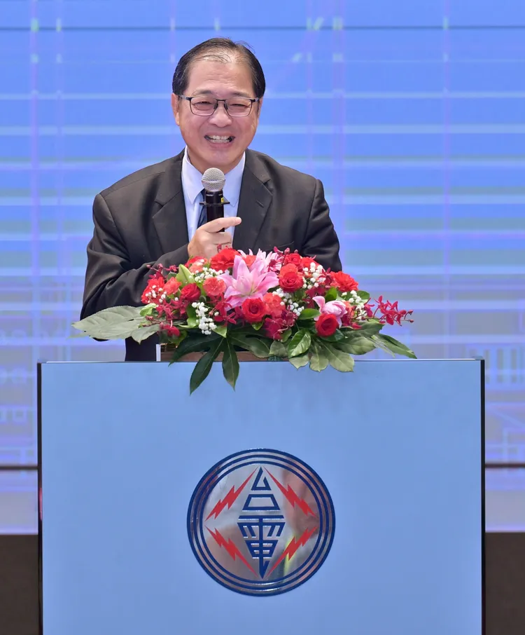 法務部長鄭銘謙致詞表示，期待政風人員化身機關安定守門員。廉政署提供 

