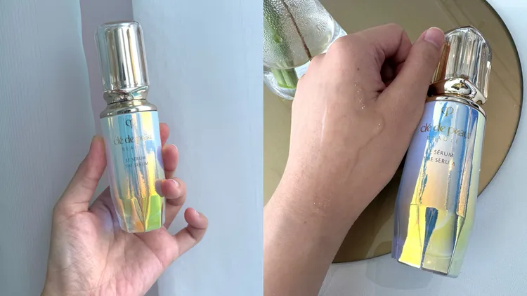 肌膚之鑰全新「激光瓶」擁有介於油水之間的清爽質地。張家玲攝