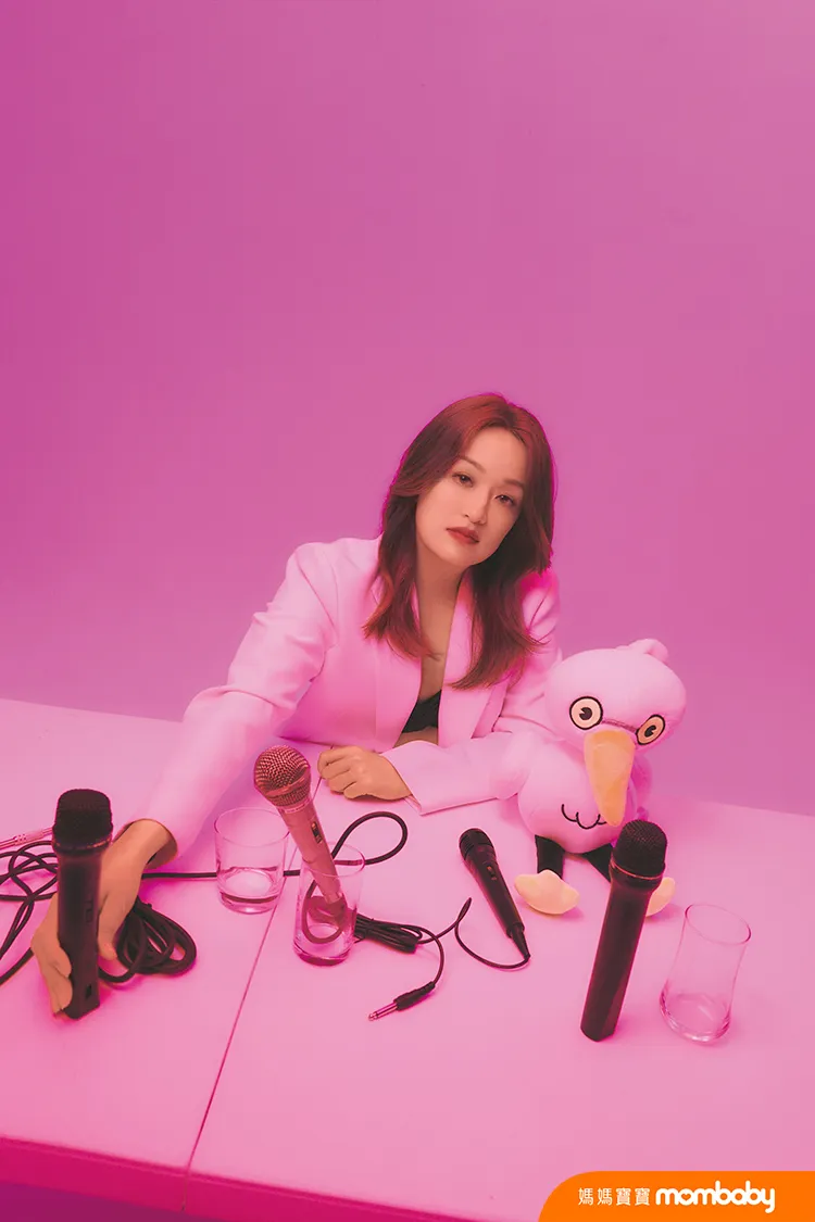 百靈果凱莉孕吐到天荒地老，「孕婦真的不好當」。媽媽寶寶雜誌提供