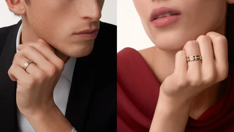 卡地亞VENDÔME LOUIS CARTIER婚戒，21萬9000元。品牌提供